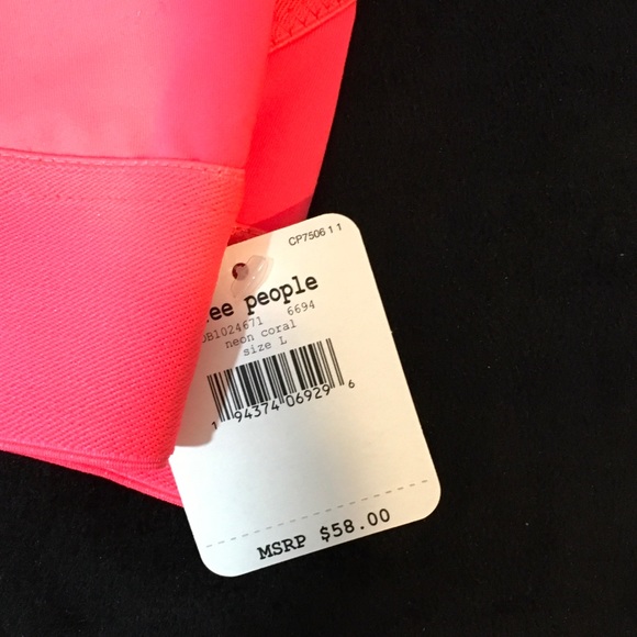 Free People Movement Neon Coral EndGame Sports Bra - Picture 6 of 6